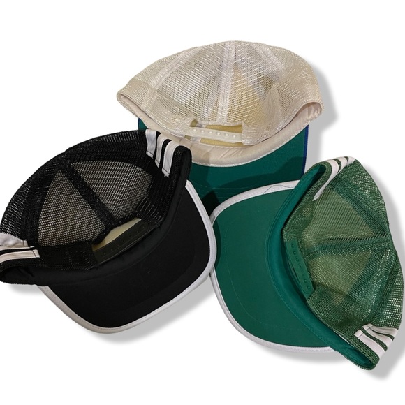 3 PACK OF 80s TRUCKER HATS - Picture 2 of 5